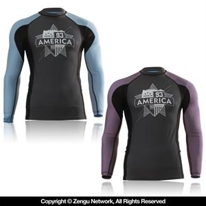 93 Brand Made in America Ranked Rashguard